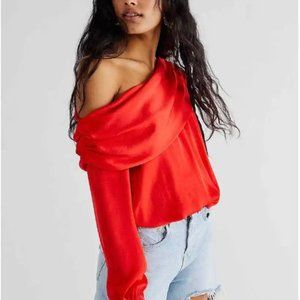 Free People Jena Satin Top
